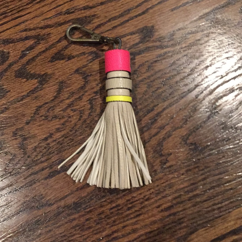 Colorful tassel keychain